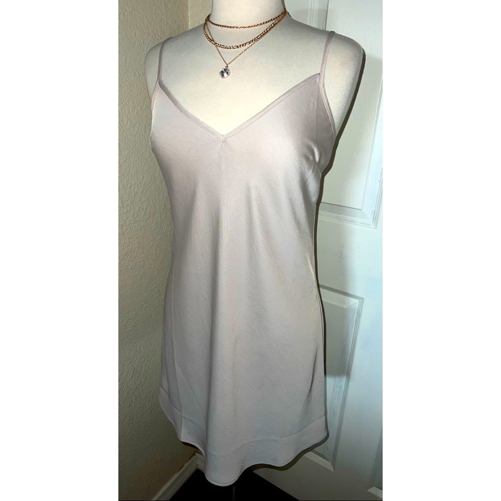 Cream Slip Dress